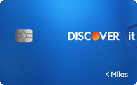 Discover it® Miles Travel Credit Card blue design
